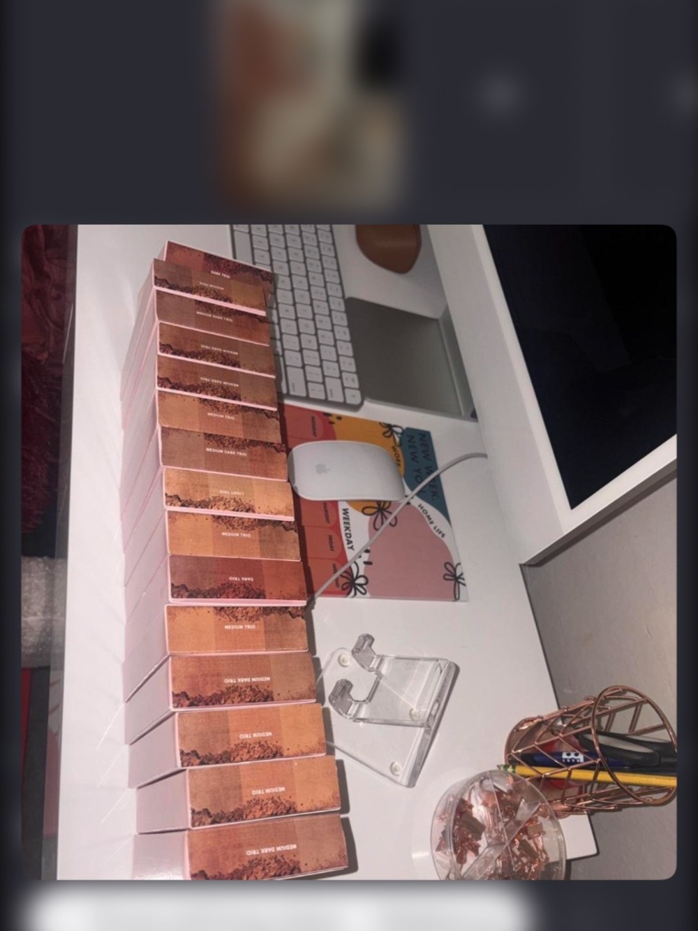 O/s trio bronzer pallet